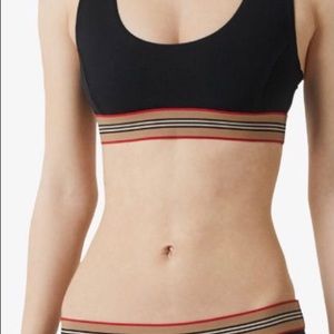 Burberry Icon Stripe Detail Bikini
